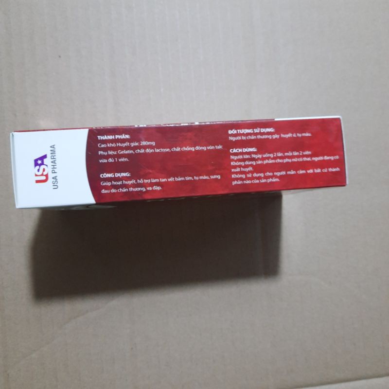 Cao HUYẾT GIÁC - Long huyết - Hỗ trợ làm tan vết bầm tím, tụ máu , sưng đau do chấn thương va đập
