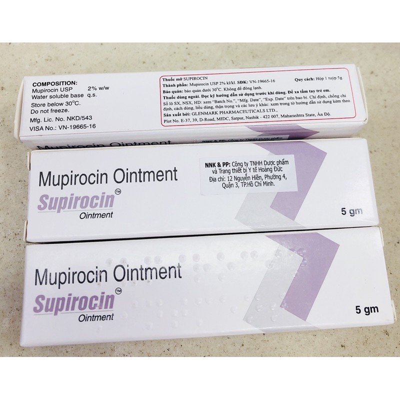 Supirocin Mỡ bôi da , dùng được cho trẻ em