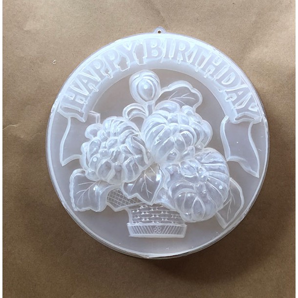 Bộ 5 Khuôn Làm Thạch Rau Câu 3D Đường Kính 25CM Nhiều Họa Tiết Bắt Mắt Hàng VNCLC