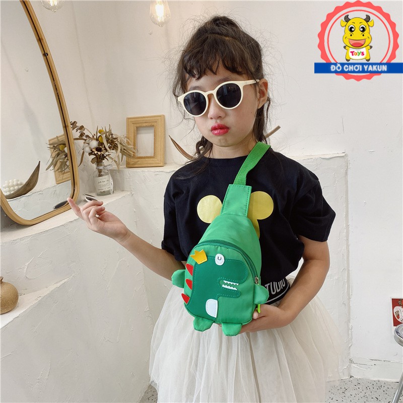 Túi đeo chéo khủng long cho bé phong cách Hàn Quốc , túi đeo chéo trẻ em thời trang siêu đáng yêu, ngộ nghĩnh