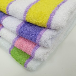 Khăn Tắm Kẻ Ngang Cotton  50x100cm HANOSIMEX
