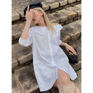 [W Concept] Đầm sơ mi trắng - CAMILA
