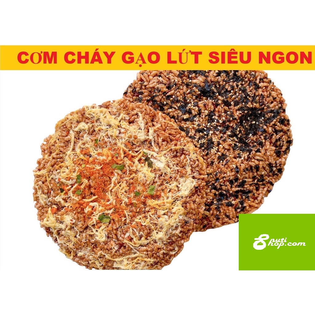 GIẢM CÂN  Cơm cháy gạo lứt chà bông rong biển, Ăn Kiêng, healthy,