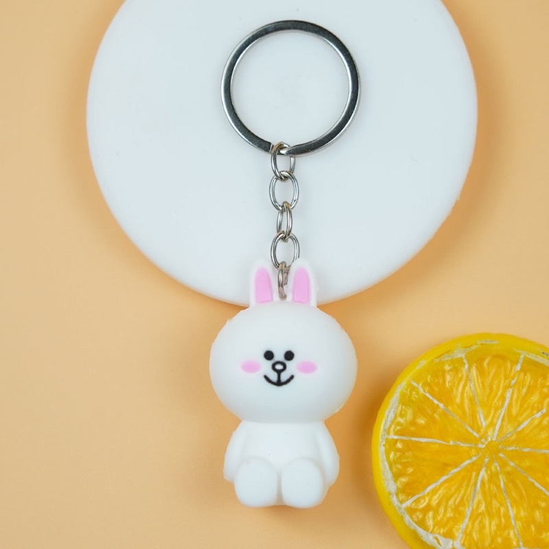 Móc khoá Gấu  Brown  và Thỏ Cony dùng treo móc khoá , túi xách