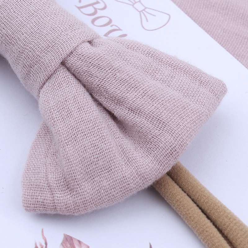 Set 2 Yếm Ăn Hình Tam Giác Thắt Nơ Xinh Xắn Cho Bé Gái