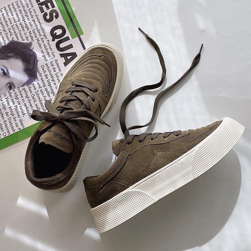 Giày thể thao đế dày phong cách harajuku Nhật Bản dễ phối đồ cho nam