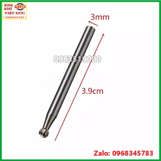 Bộ 10 đầu mũi mài khắc làm gỗ lũa cán 3mm