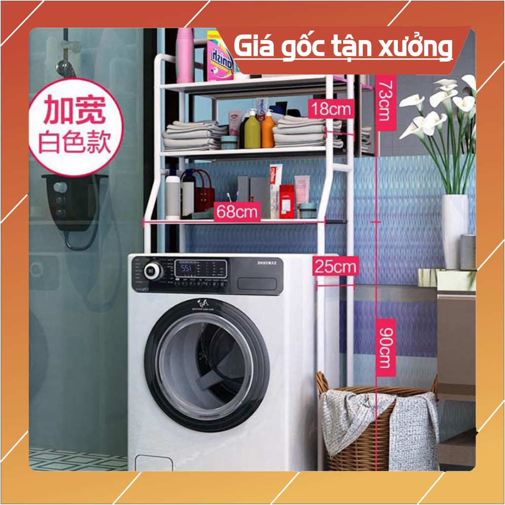 [ sale mùa hè] Kệ sau máy giặt thẩm mỹ tiện lợi tiết kiệm không gian .