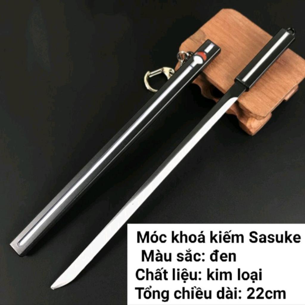 Móc Khóa kiếm Sasuke dài 22cm bằng thép đặc cực kỳ đẹp mắt