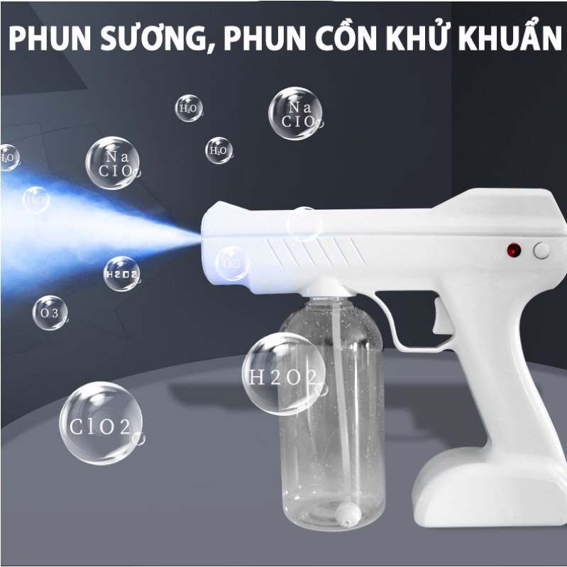 Máy Xịt Khử Khuẩn Cầm Tay Siêu Tiện Lợi Bảo Hành 12 Tháng