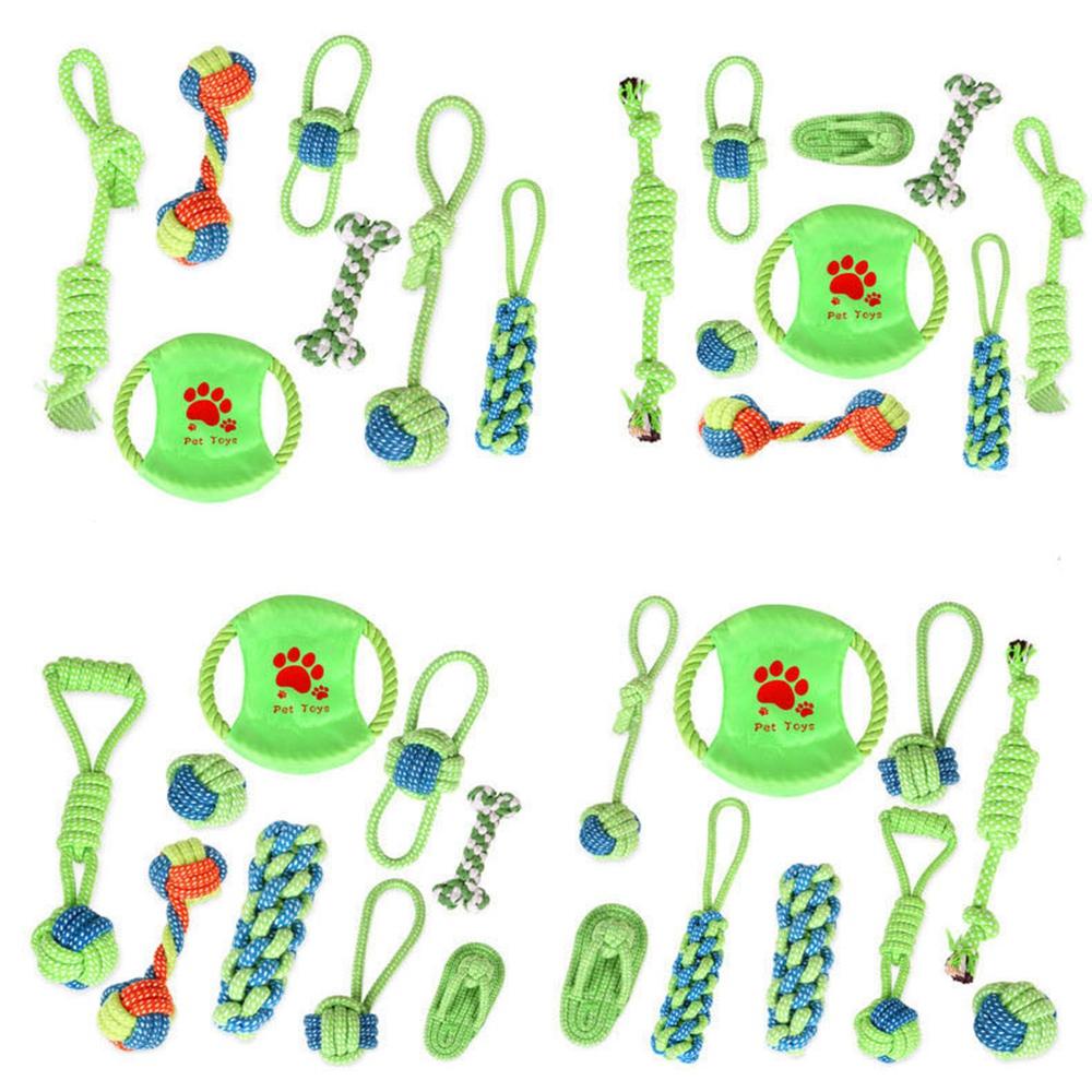 SUSANS Đồ Chơi GặM HìNh Quả BóNg Cotton MàU Xanh Lá Cho Thú Cưng