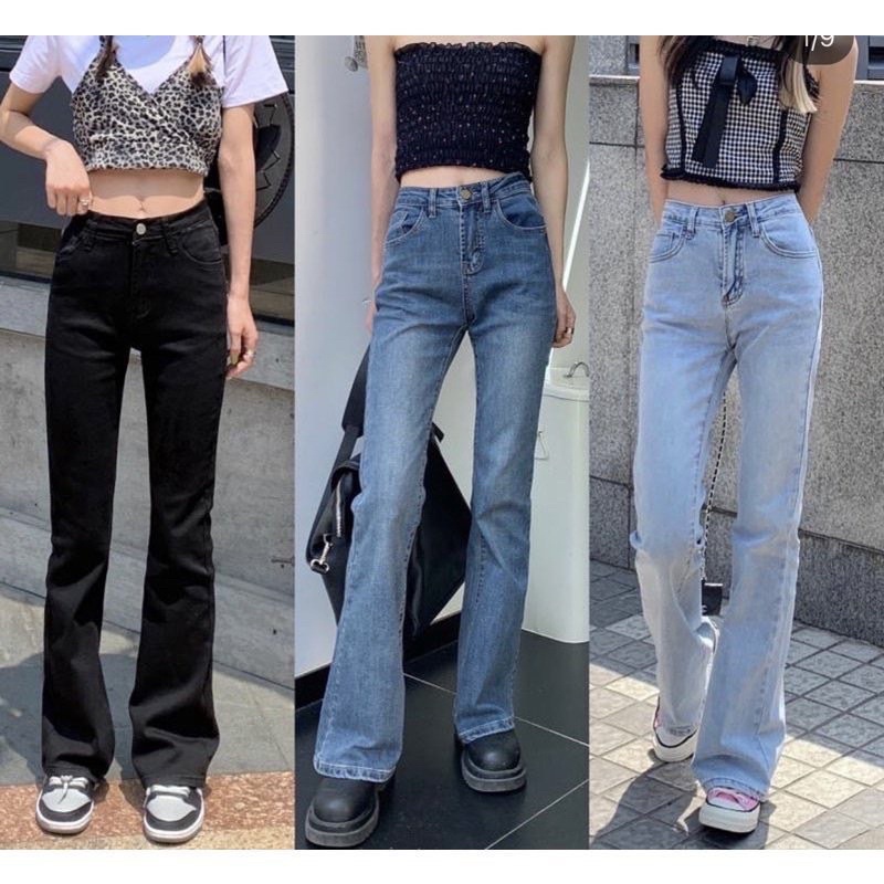 QUẦN JEANS ỐNG LOE