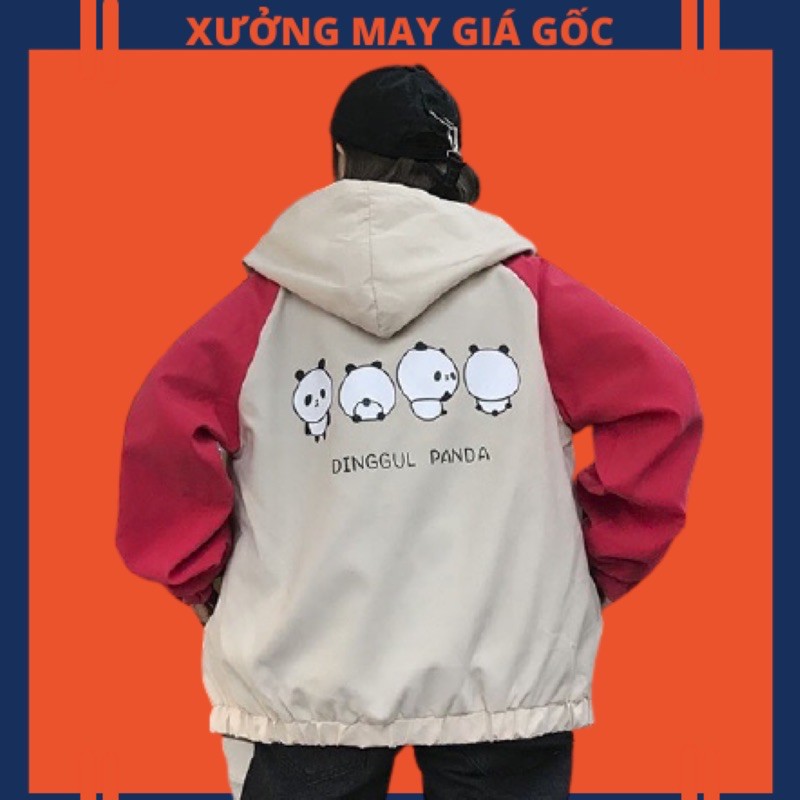 🎆𝐃𝐮̀ 𝟐 𝐋𝐨̛́𝐩🎆 Áo Gió 4 Chú Gấu Cute Khoác Dù 2 Lớp (Kèm Video, Hình Thật)