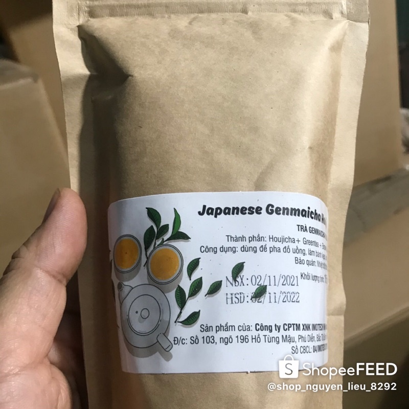 Trà gạo Nhật Bản - Genmaicha Houji 150gr