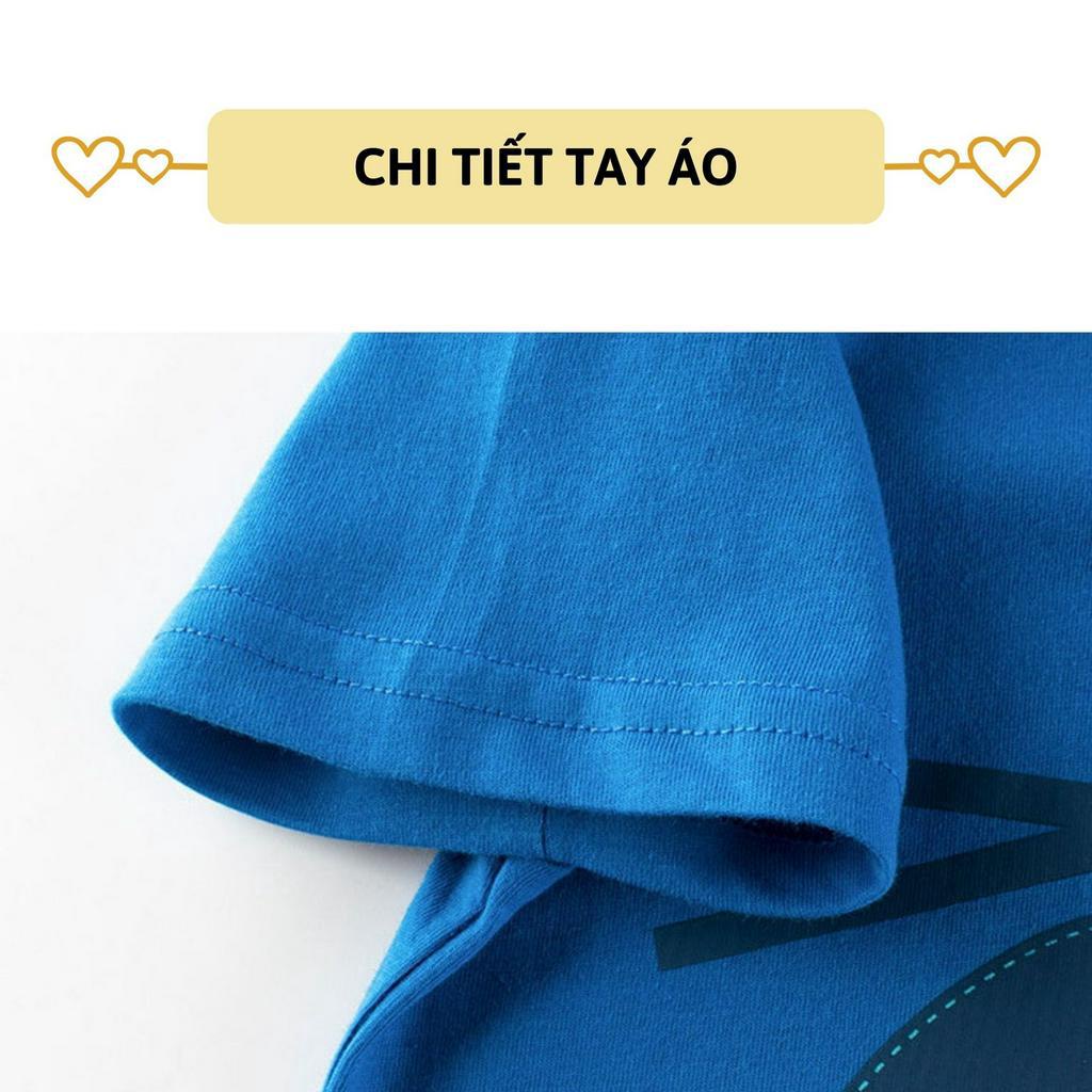 Áo thun bé trai ngắn tay 27Kids áo cộc nam 100% Cotton cho trẻ từ 2-10 tuổi BSTS1