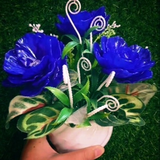 Hoa đá pha lê( hàng tặng kèm)