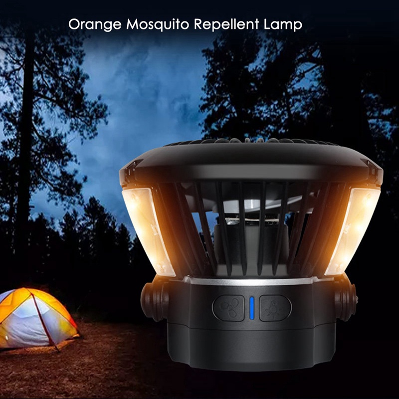 Quạt Có Đèn LED Sử Dụng Năng Lượng Mặt Trời Và Cổng Sạc USB