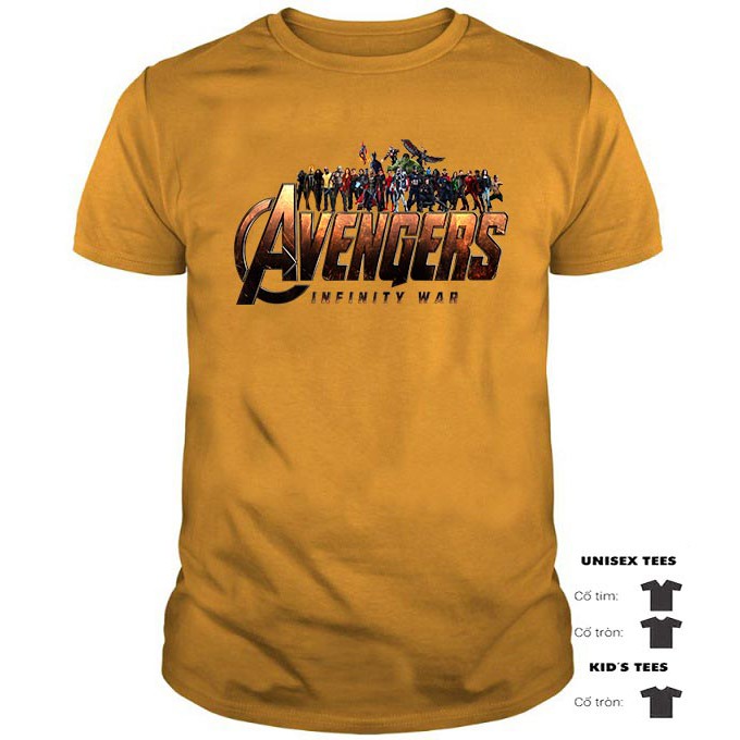 [HÀNG CHẤT] ÁO THUN AVENGERS INFINITY WAR | AVENGERS MARVEL TSHIRT