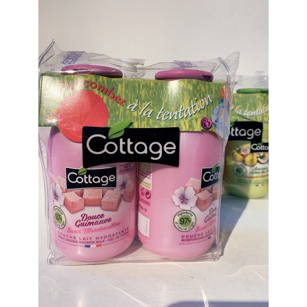 🇳🇱SET SỮA TẮM VÀ SỮA TẮM TẨY DA CHẾT COTTAGE 250ML