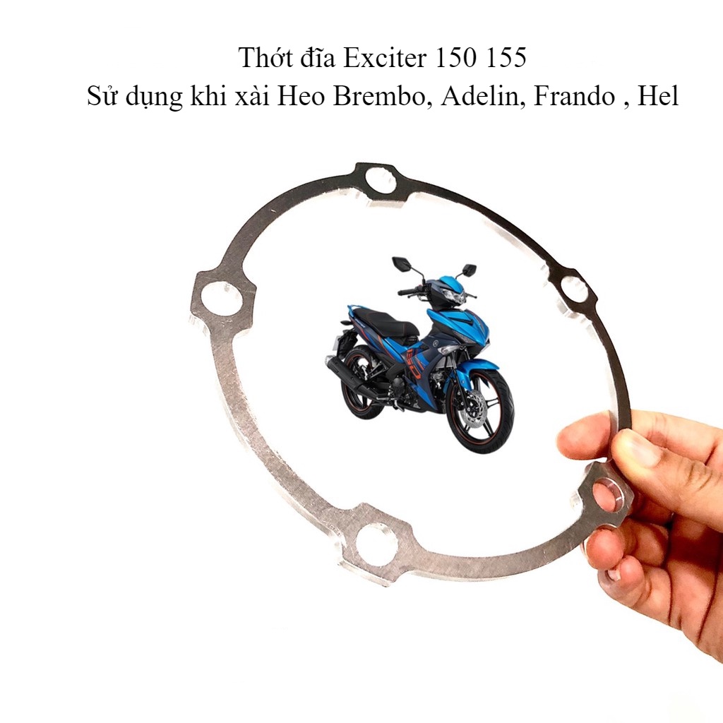 Thớt Đĩa Trước Hoặc Sau Heo Sau Brem/Nissin Cho Exciter150 155 . DoChoiXeMay