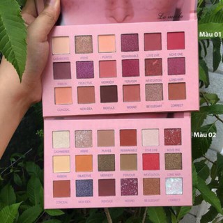 Bảng phấn mắt nhũ 18 màu lameila nude for party lml18 q6