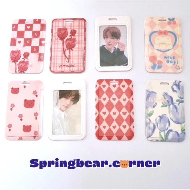 Card holder thẻ đựng bảng tên, thẻ hình thần tượng dễ thương