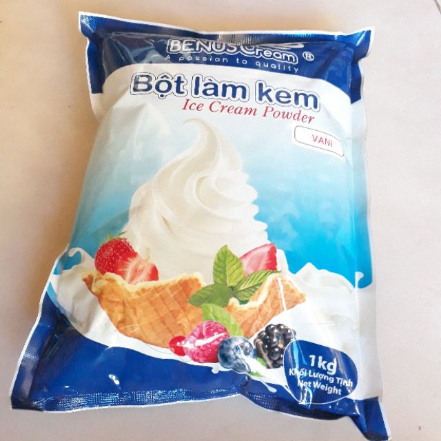 🍁🍁BỘT LÀM KEM TƯƠI BENUSCREAM 1KG NGON TUYỆT 🍁🍁