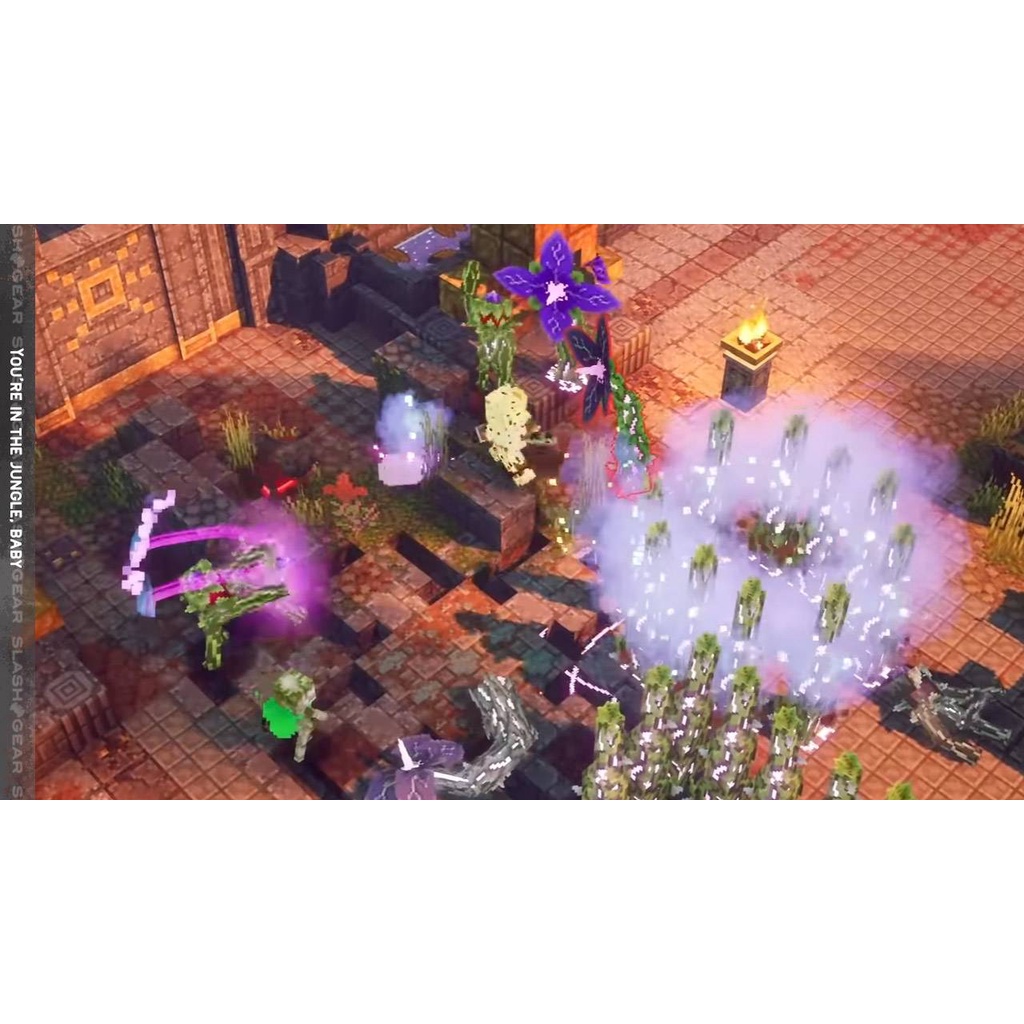Đĩa game Nintendo switch Minecraft Dungeons new