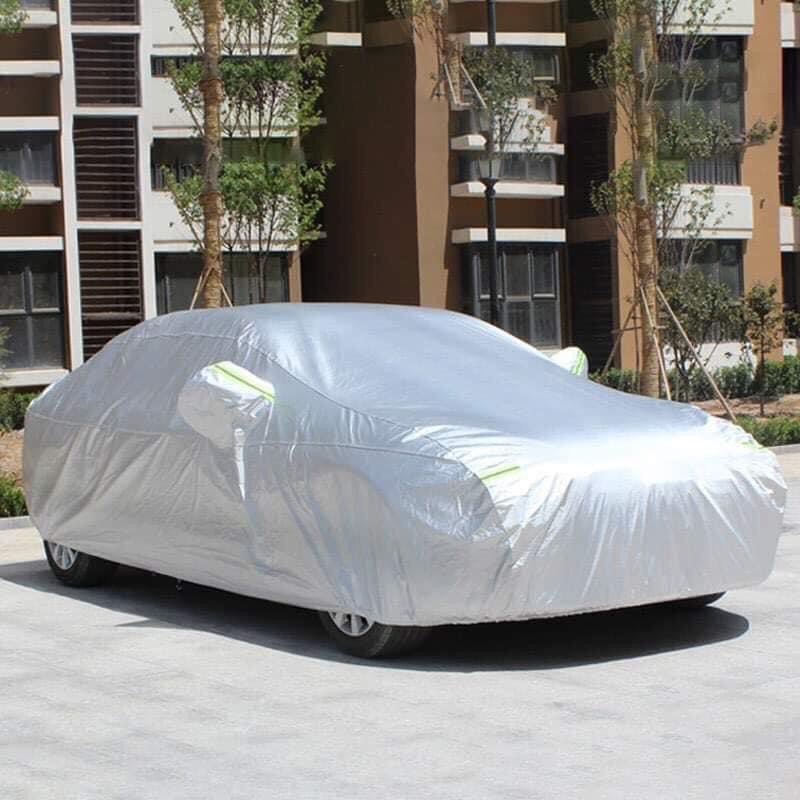 Bạt phủ, bạt trùm xe hơi có lớp tráng nhôm cách nhiệt,chóng nóng, chống mưa, chống xước ba lớp tráng bac
