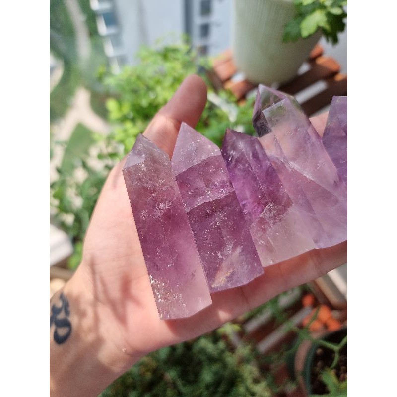 Trụ thach anh Tím dùng trong Tarot, reiki, thiền định | BigBuy360 - bigbuy360.vn