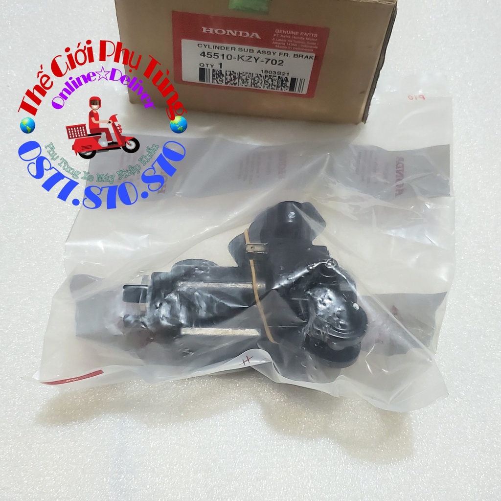 Cùm dầu tay thắng trước Sonic 150 Zin Honda - 45510-KZY-702