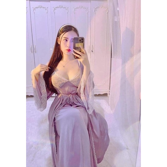 Set Váy Kèm Choàng Siêu Cấp, Chất Chuẩn Lụa Mát Và Mềm Cho Nữ Từ 40-56kg | BigBuy360 - bigbuy360.vn