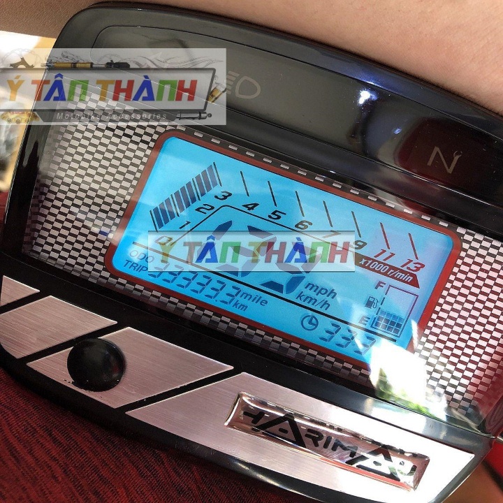 đồng hồ điện tử xe dream 7 màu MS1592