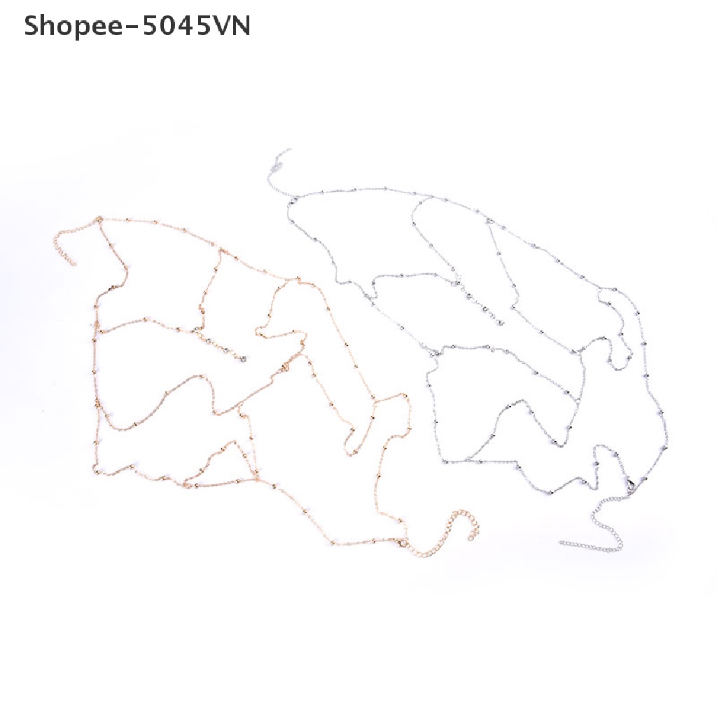 [rain] Bikini Mắt Xích Kim Loại Rỗng Phong Cách Gợi Cảm Cho Nữ