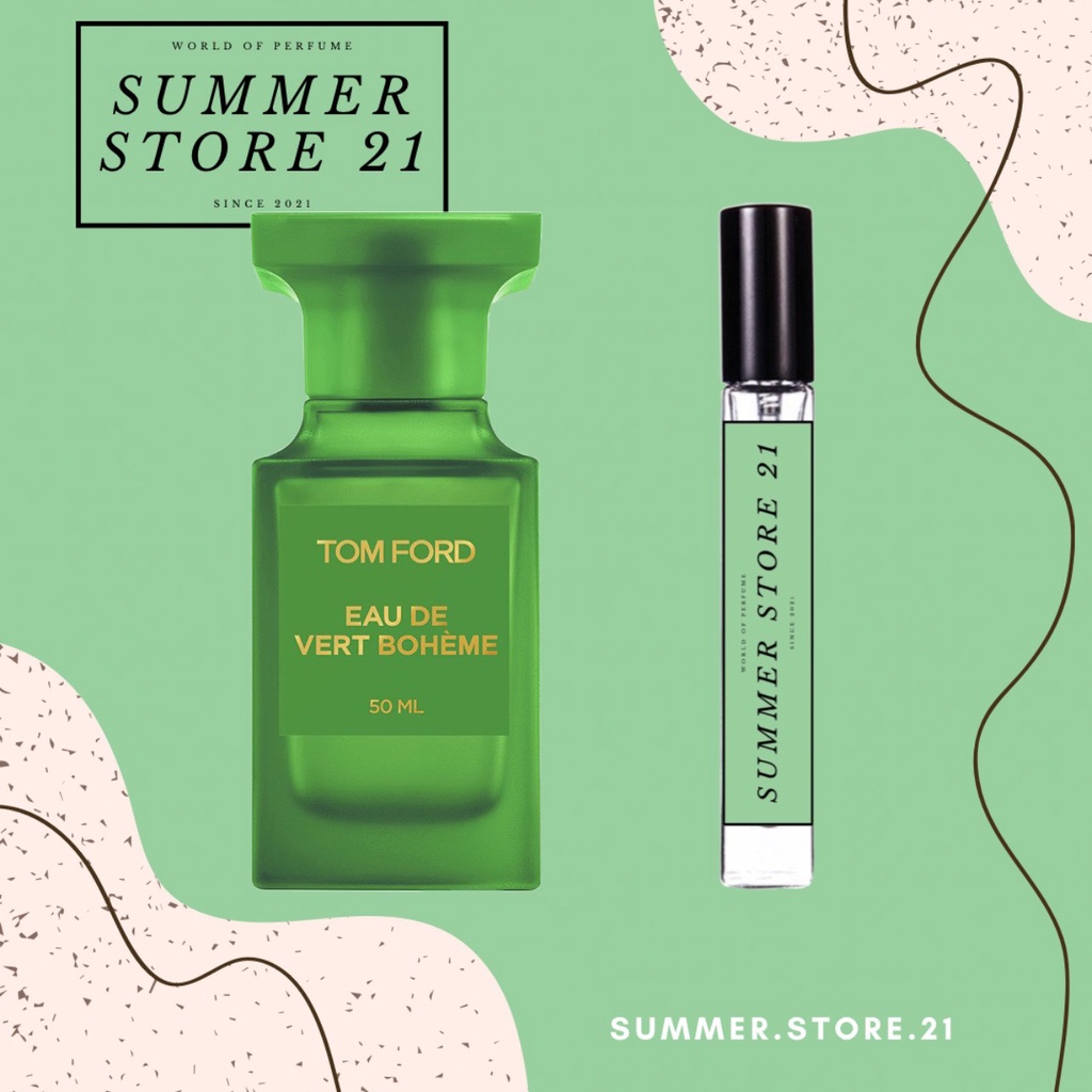 Nước Hoa Nữ 𝓣𝓸𝓶 𝓕𝓸𝓻𝓭 Eau De Vert Boheme - 5𝘮𝘭/10𝘮𝘭