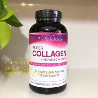 Viên uống NeoCell Super Collagen +C 360 viên