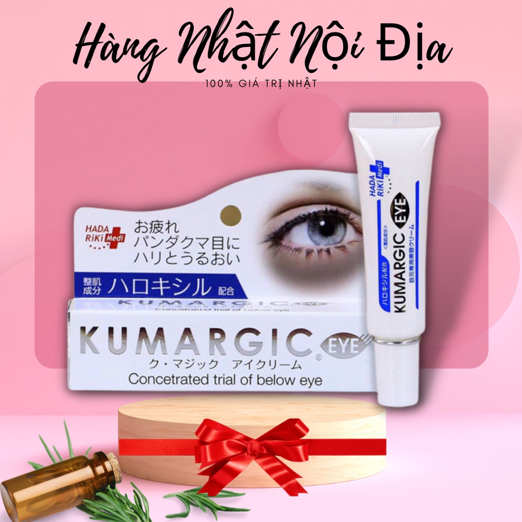 Kem Mờ Quầng Thâm Mắt Hadariki Kumargic Eye Cream Hang Nhat