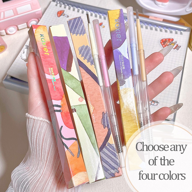 Chì kẻ mày SUAKE 4 màu lâu trôi đầu kép 0.1g