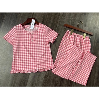 đồ bộ mặc nhà - chất lụa hàn ( ảnh thật)