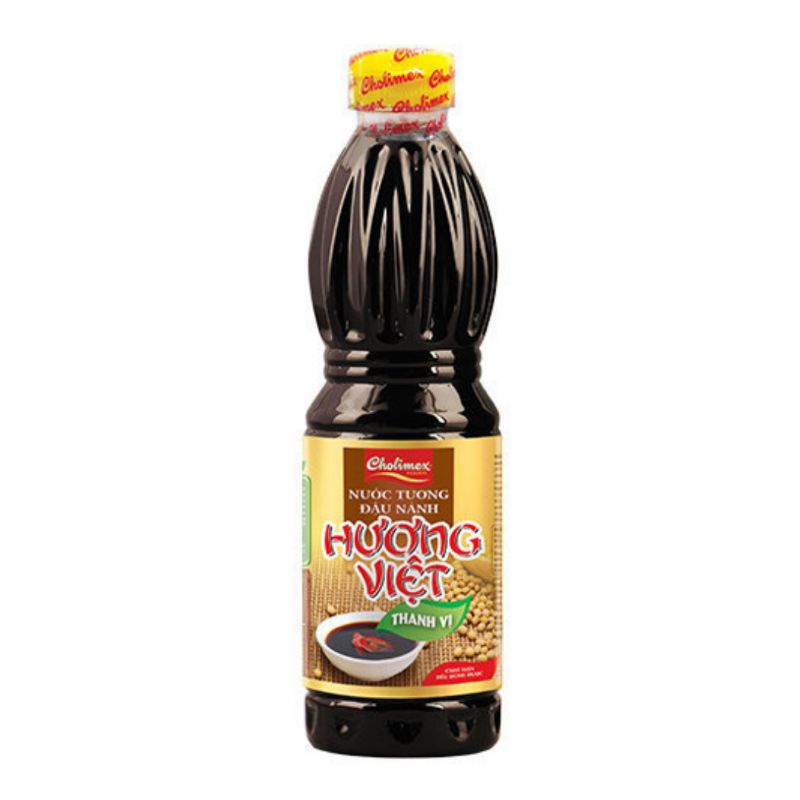 Nước tương đậu nành Hương Việt thanh vị chai 500ml