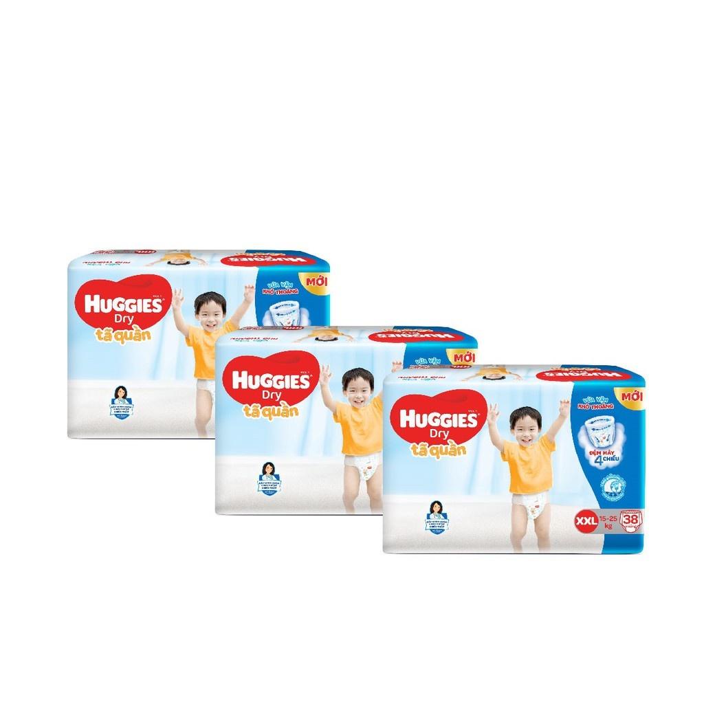 Tã quần HUGGIES DRY PANTS JUMBO M42/M54/L38/XL34/XXL30/XXL38