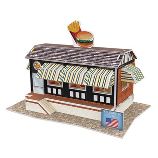Mô Hình Giấy Nhà Hàng Cubic Fun - W3124h