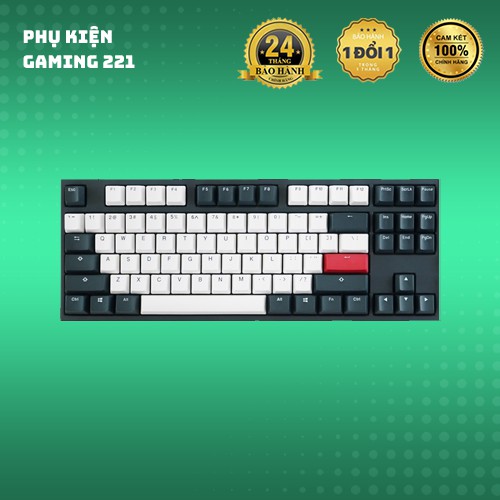 Bàn Phím Cơ Ducky One 2 Tuxedo TKL - Hàng Chính Hãng