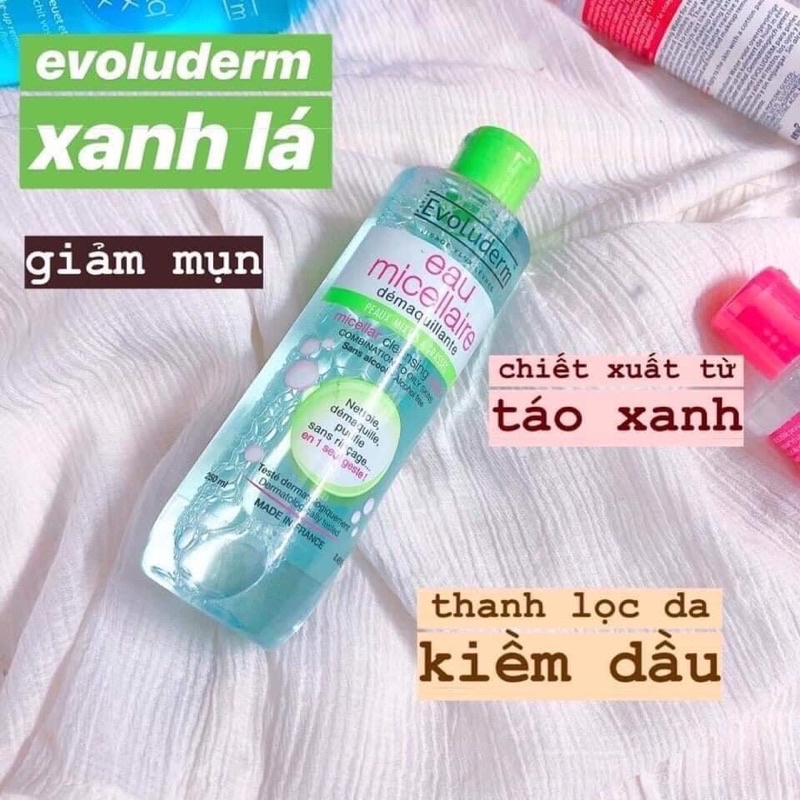 Nước tẩy trang Evoluderm Eau Micellaire