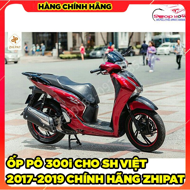 Ốp Pô 300i cho Honda SH 2017, SH2018 , 2019 150i/125i  cao cấp full bõ ZHI.PAT CHÍNH HÃNG