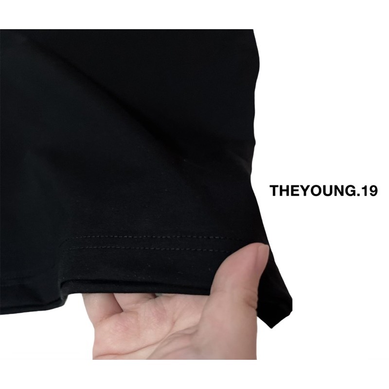 Áo Thun Trơn Đen Unisex 100% cotton | BigBuy360 - bigbuy360.vn