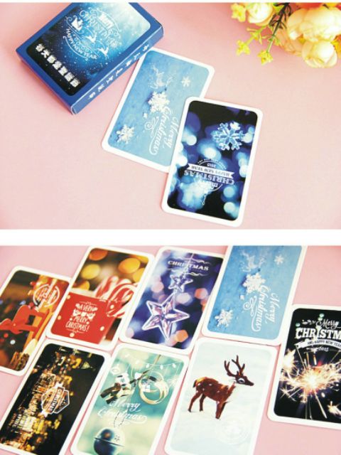 Minicard Noel hộp 28 tấm