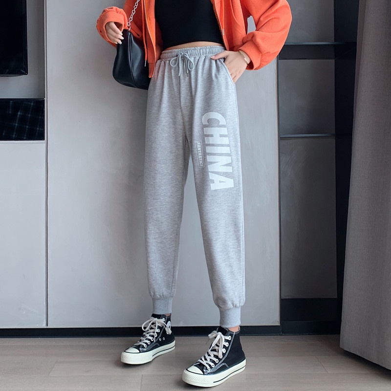 NRVP Quần Thể Thao Ống Rộng Phong Cách Thời Trang Hàn Quốc Dành Cho Nam Và Nữ