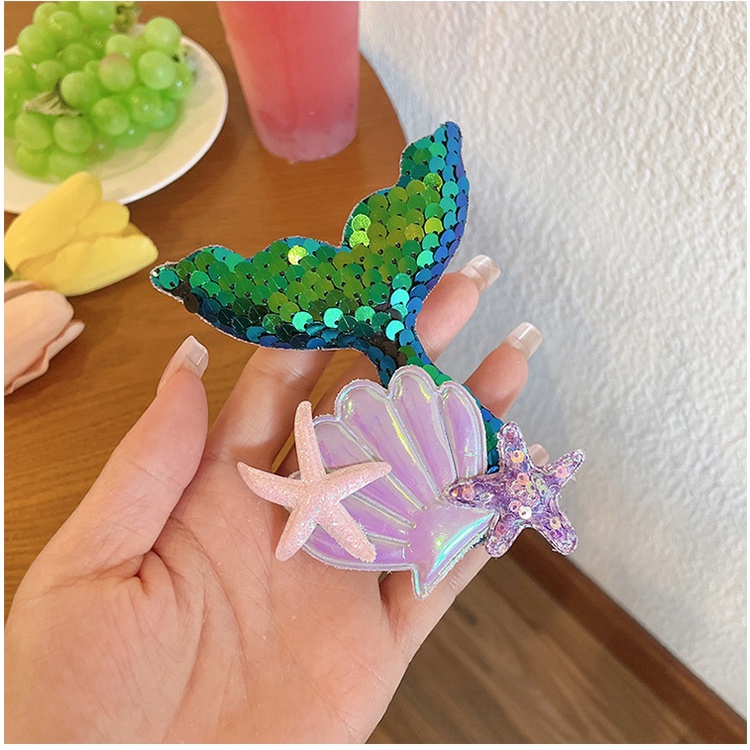 Kẹp Tóc Hình Đuôi Nàng Tiên Cá Dễ Thương Dành Cho Bé Gái