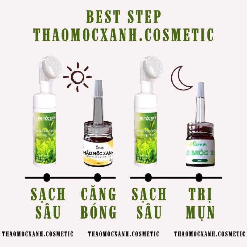 COMBO SERUM THẢO MỘC XANH (2 lọ)